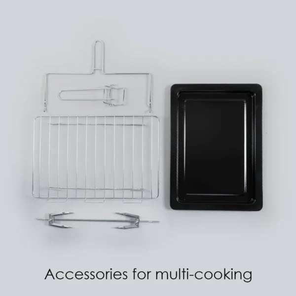 Wonderchef Renewed Oven Toaster Griller (OTG) - 28L | Black with Rotisserie | Auto-shut off | Heat-resistant Tempered Glass | Multi-stage Heat Selection - Image 5