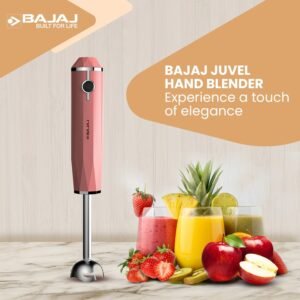 Bajaj Juvel 300 Watts Hand Blender with Prism Design & Silent DC Motor