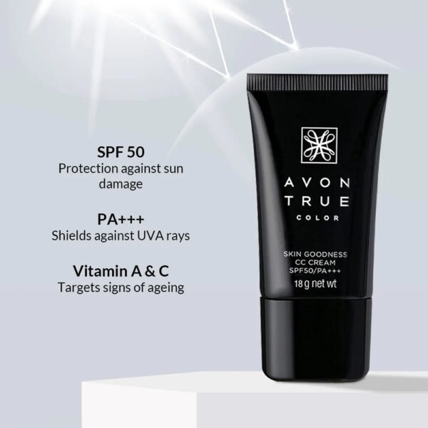 Avon True Colour Skin Goodness CC Cream | Shade Medium Wheat - Image 5