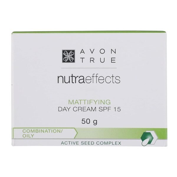 Avon True Nutraeffects Mattifying Day Cream SPF 15 | Moisturizer for Oily Skin | 50g - Image 2