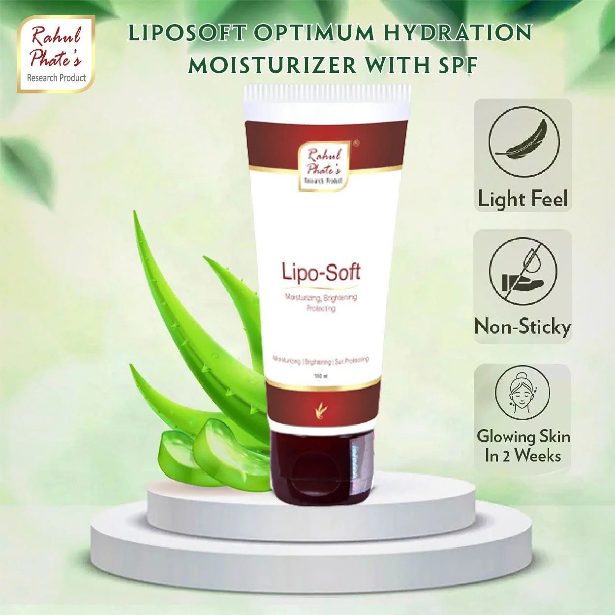 Rahul Phate's Research Product Lipo-Soft Moisturizer Lotion With SPF | 40mL - Image 2