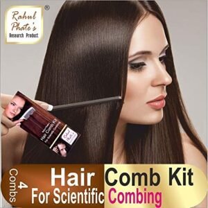 Rahul Phate's Research Product | Hair Comb Kit for Scientific Combing | Pack of 4