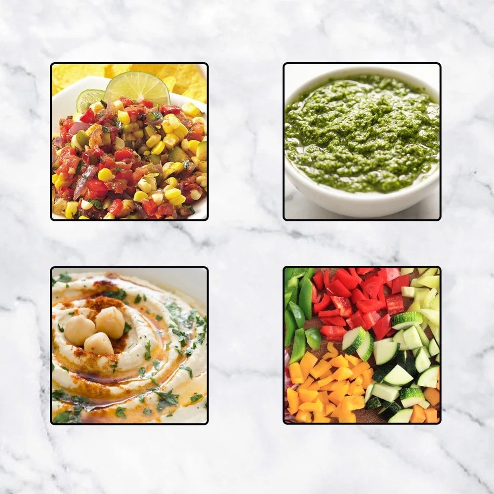 Wonderchef Glory String Chopper with 3 Sharp Stainless Steel Blades 600 ml | Anti Slip Silicone, Compact, Air tight lid |1 Year Warranty - Image 2