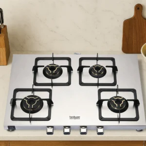 Hindware Arturo SS 4 Burner Cooktop | Premium Gas Stove